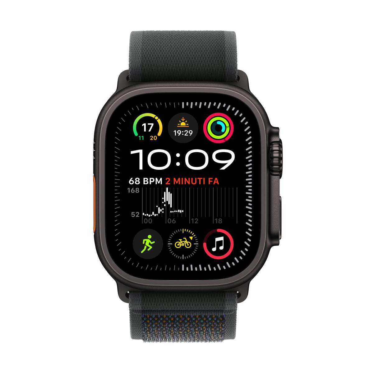 Watch Ultra 2 Gps + Cellular 49mm Black Titanium Case With Black Trail Loop - S/m