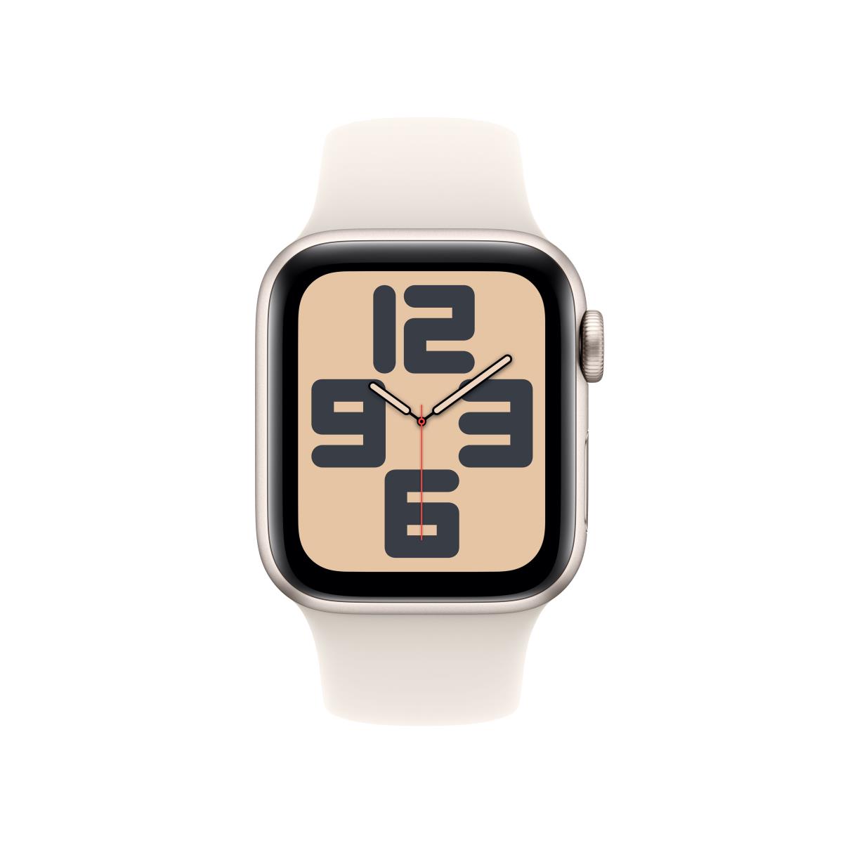 Watch Se Gps 40mm Starlight Aluminium Case With Starlight Sport Band - M/l
