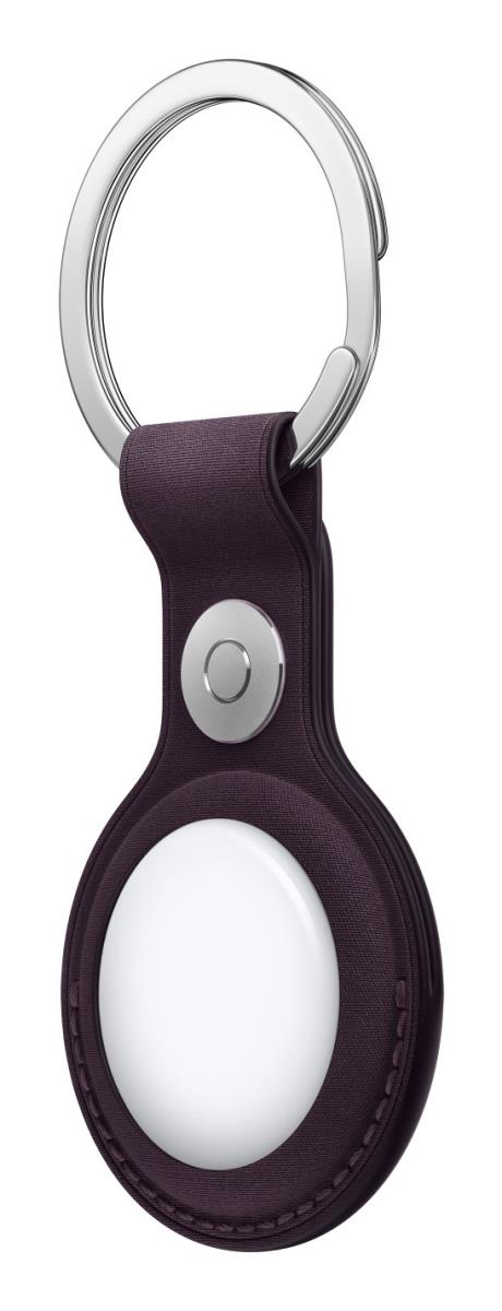 Airtag Finewoven Key Ring - Blackberry