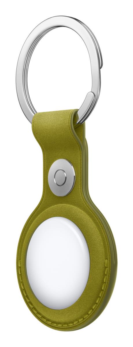 Airtag Finewoven Key Ring - Chartreuse