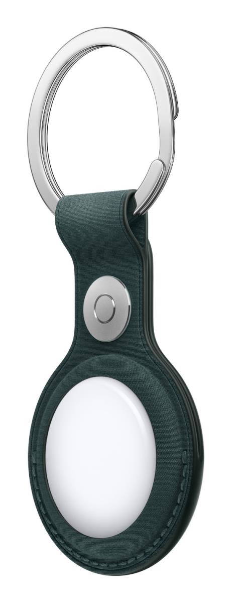 Airtag Finewoven Key Ring - Dark Green