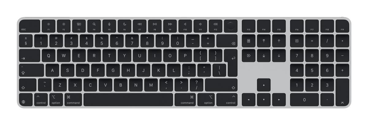 Magic Keyboard With Touch Id And Numeric Keypad For Apple Silicon - Black - Qwerty Uk (MXK83Z/A)