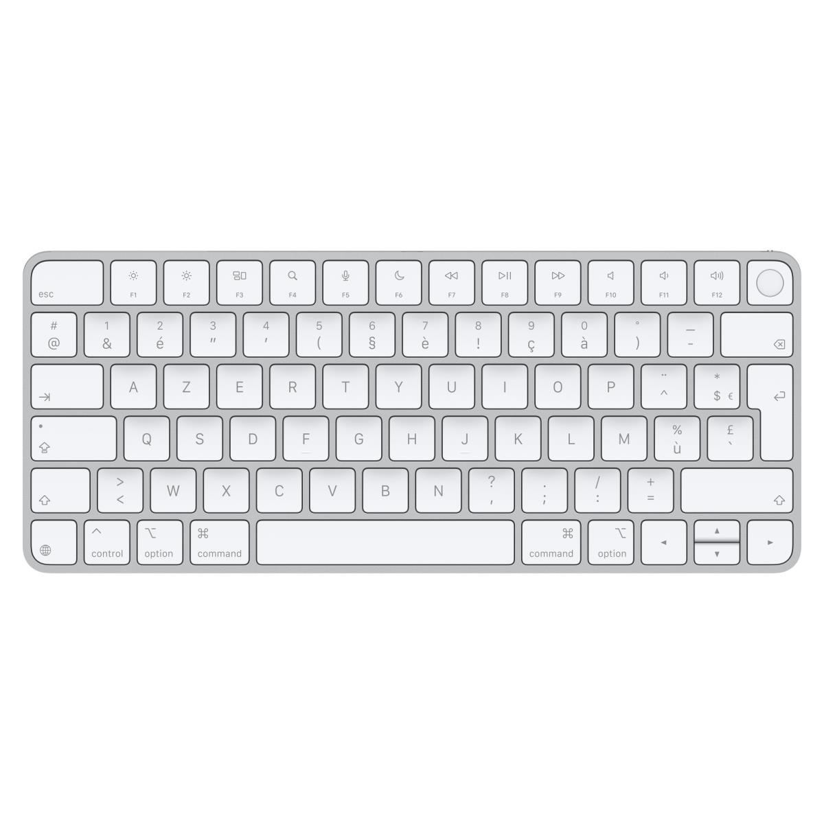 Magic Keyboard With Touch Id For Apple Silicon - White Keys - Azerty French (MXCK3F/A)