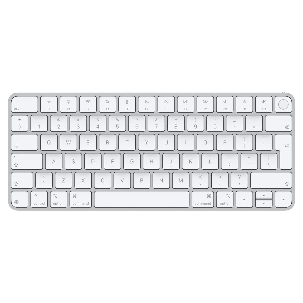 Magic Keyboard With Touch Id For Apple Silicon - White - Qwerty Uk