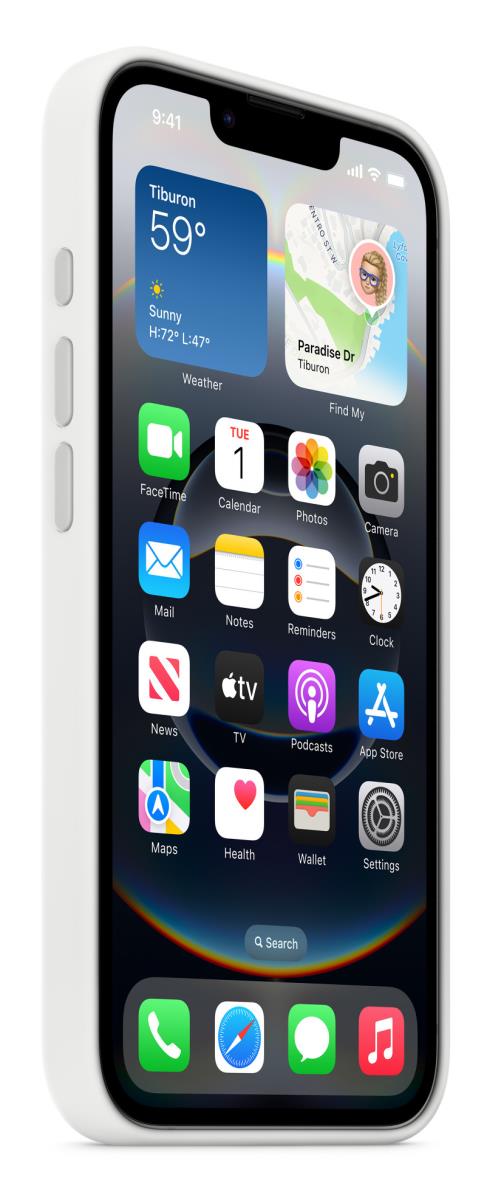 iPhone 16E - Silicon Case - White (MD3P4ZM/A)