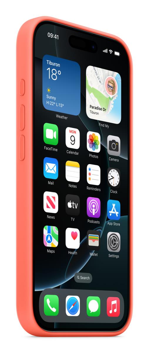 iPhone 16 Pro - Silicone Case With Magsafe - Tangerine