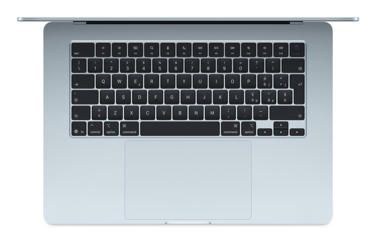 MacBook Air - 15in - M4 10-cpu/10-gpu - 16GB Ram - 256GB - Sky Blue - Azerty French