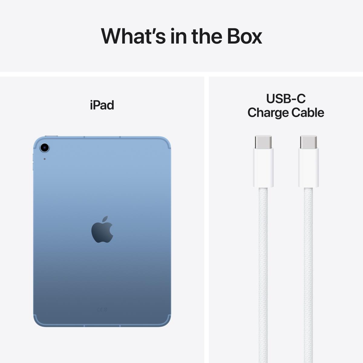 iPad (2025) - 11in - Wi-Fi + Cellular - 256GB - Blue