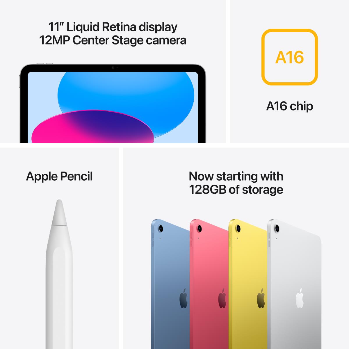 iPad (2025) - 11in - Wi-Fi + Cellular - 512GB - Yellow