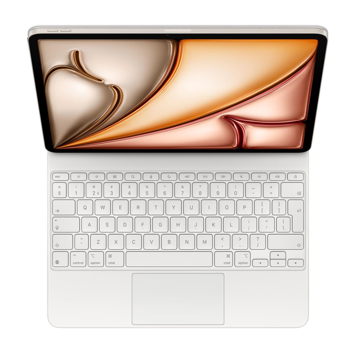 Magic Keyboard For iPad Air 13-inch (m3) - White -  Qwerty Int'l (mdfw4n/a)
