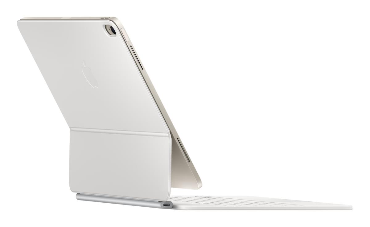 Magic Keyboard For iPad Air 13-inch (m3) - White -  Qwerty Int'l (mdfw4n/a)