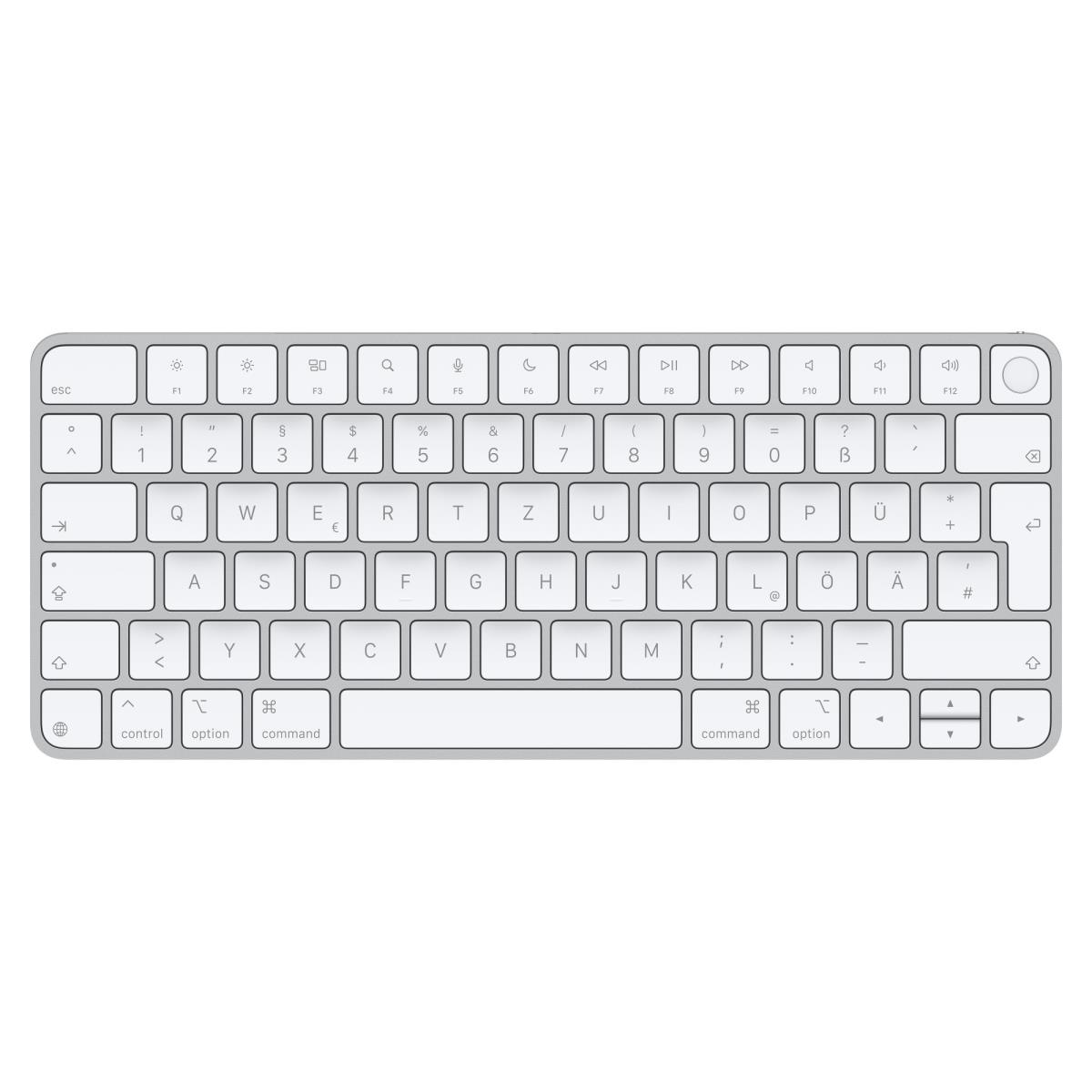 Magic Keyboard With Touch Id For Apple Silicon - White - White - Qwertzu German