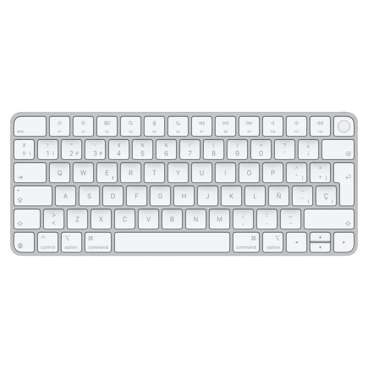 Magic Keyboard With Touch Id For Apple Silicon - White - White - Spanish