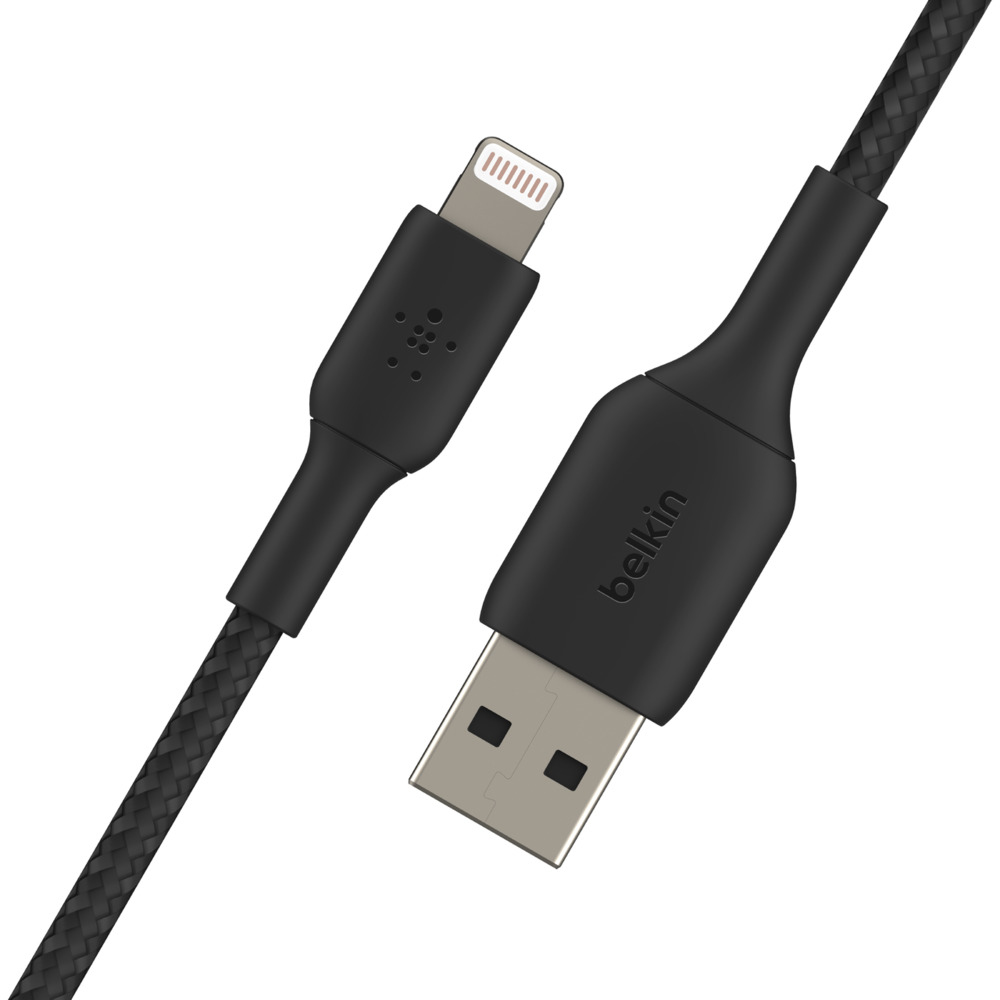 Lightning To USB-a Cable Braid 1m Black