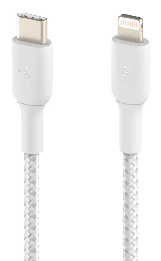 Lightning To USB-c Cable Braid 1m White