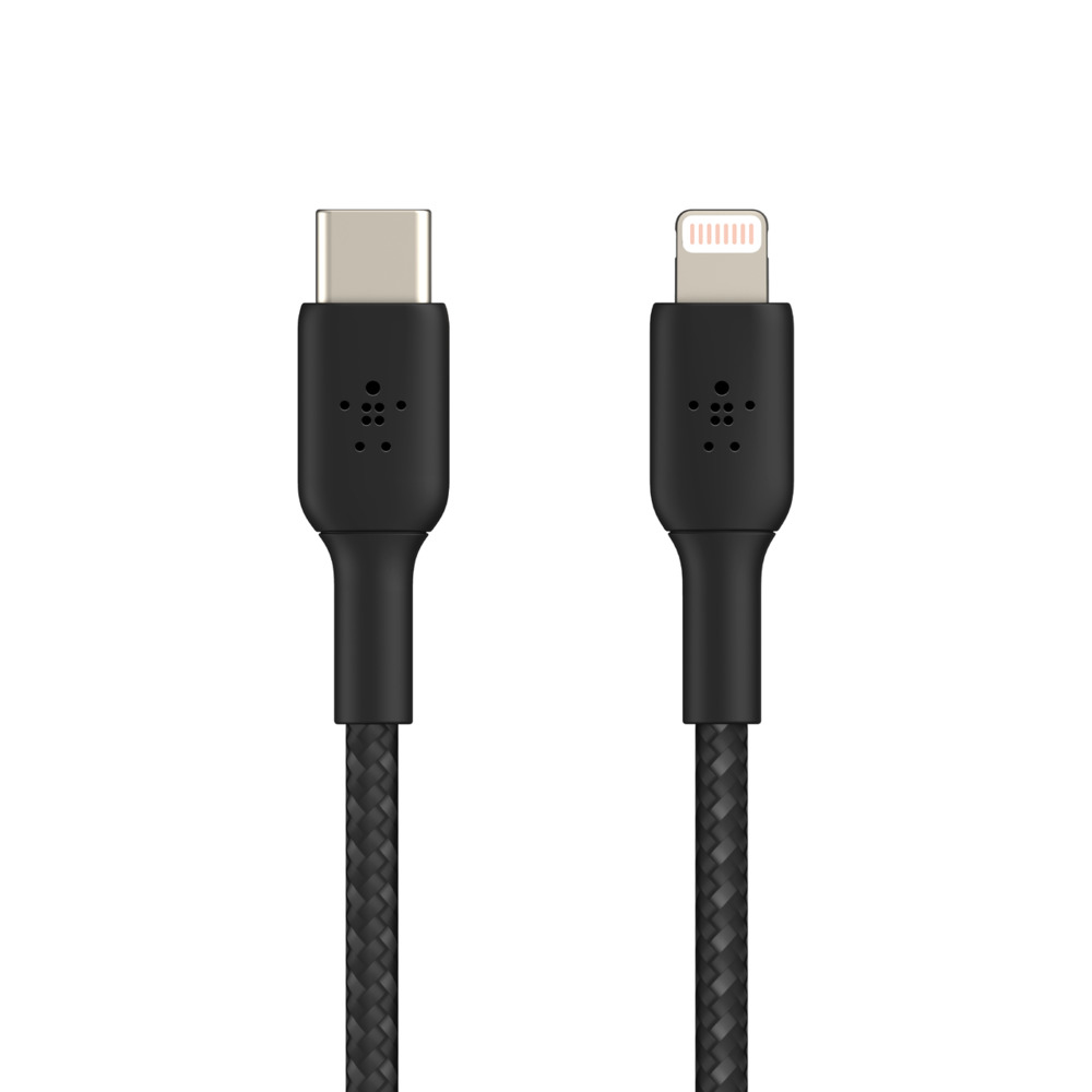 Lightning To USB-c Cable Braid 2m Black