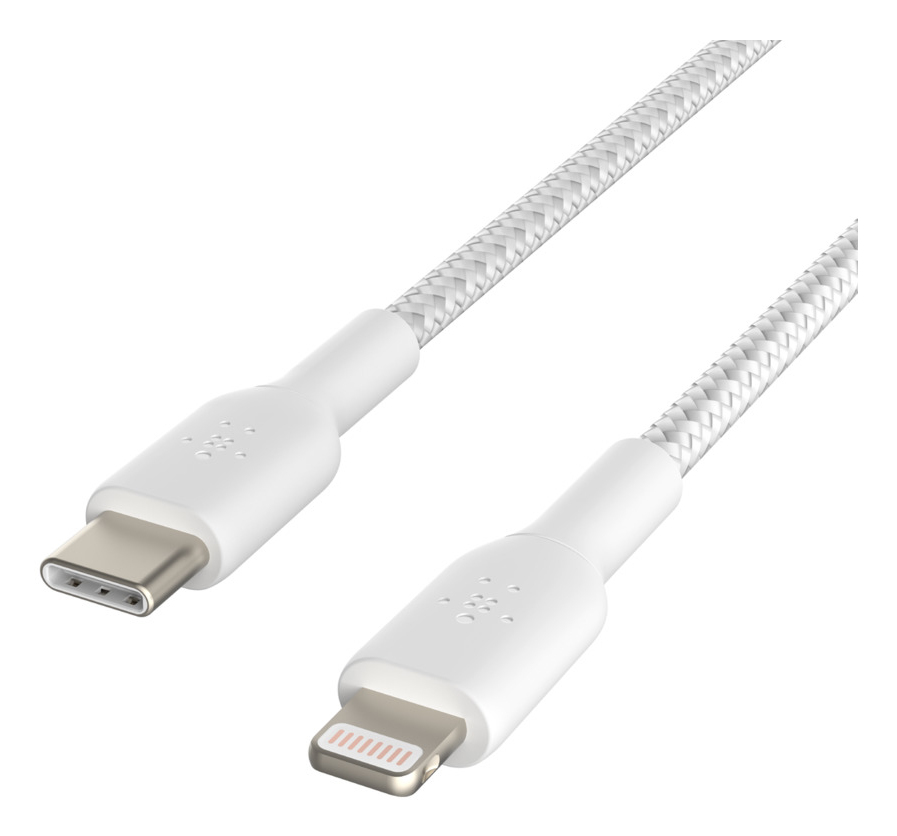 Lightning To USB-c Cable Braid 2m White