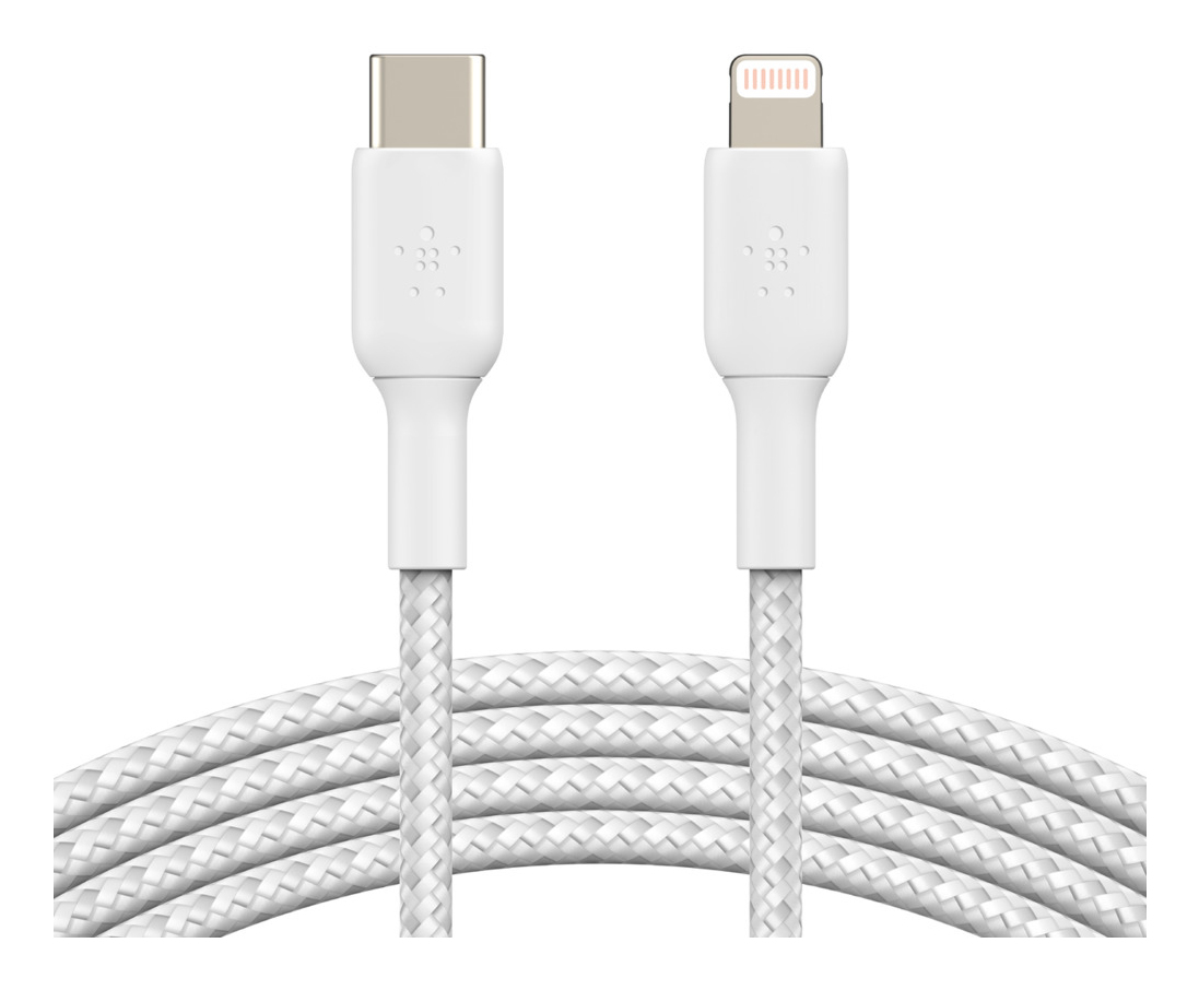 Lightning To USB-c Cable Braid 2m White