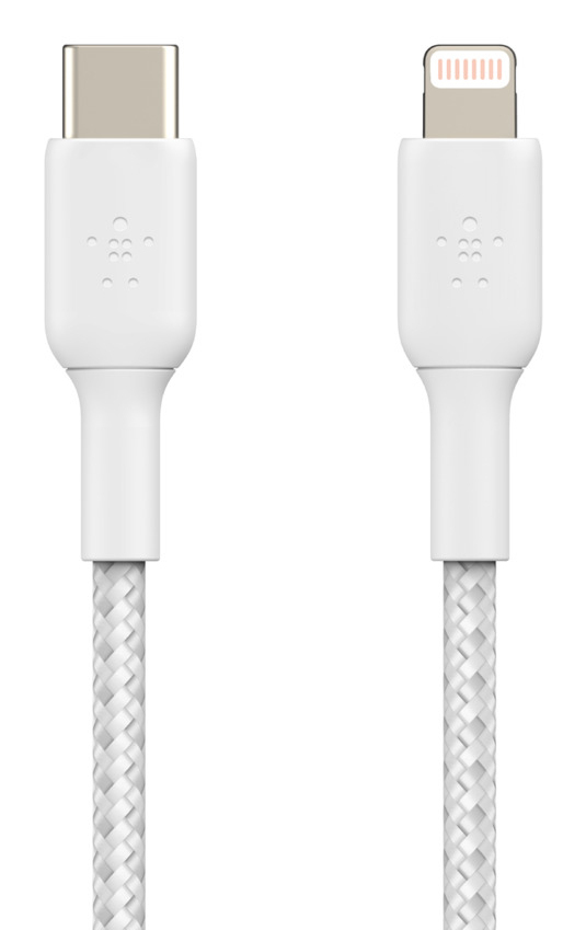 Lightning To USB-c Cable Braid 2m White