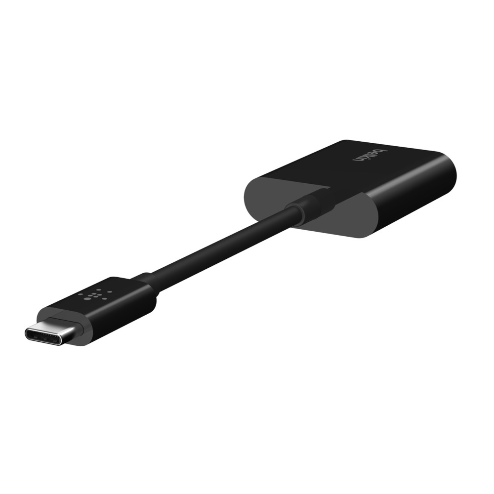 USB-c Audio+charge Adapter Black