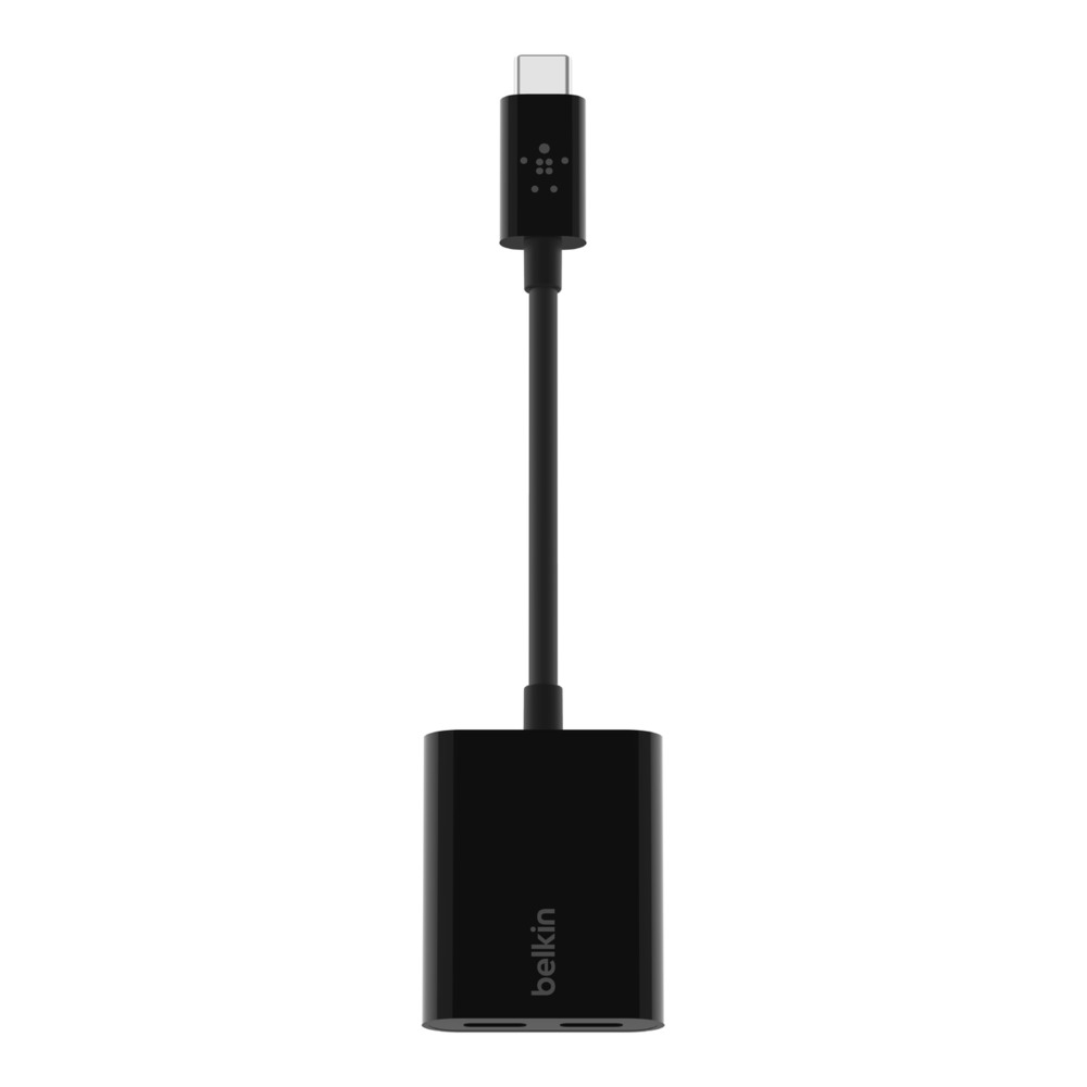 USB-c Audio+charge Adapter Black