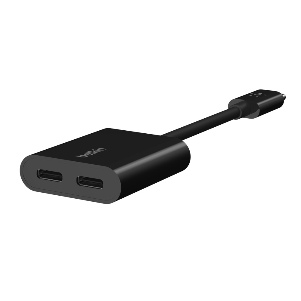 USB-c Audio+charge Adapter Black