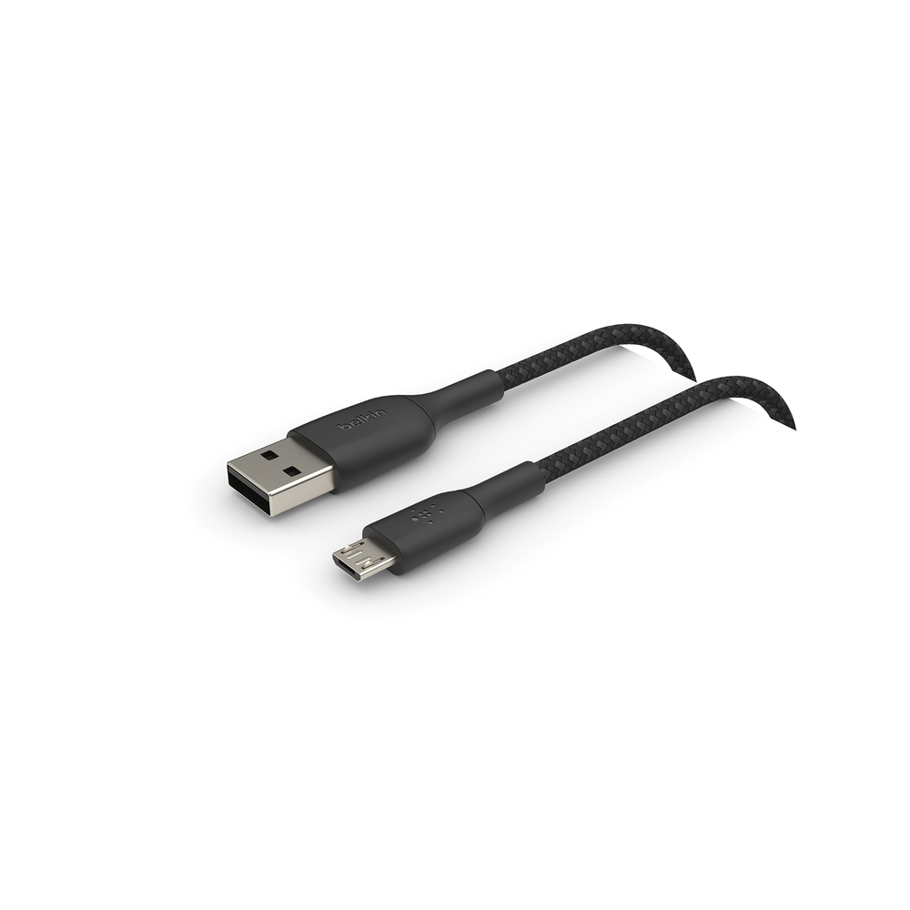 Boost Charge Micro-USB To USB-a Cable Braided 1m Black
