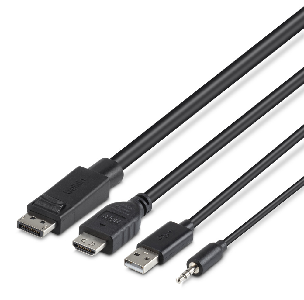 Taa Dual (1) Hdmi-hdmi (1) Dp-dp With USB A