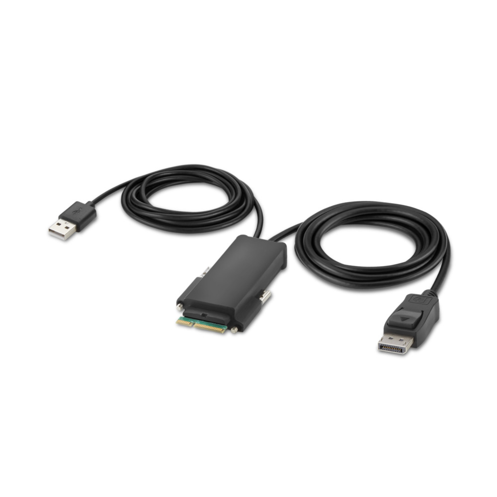 2-port Single Head Dp Modular Secure KVM Switch Pp4.0 W/remote