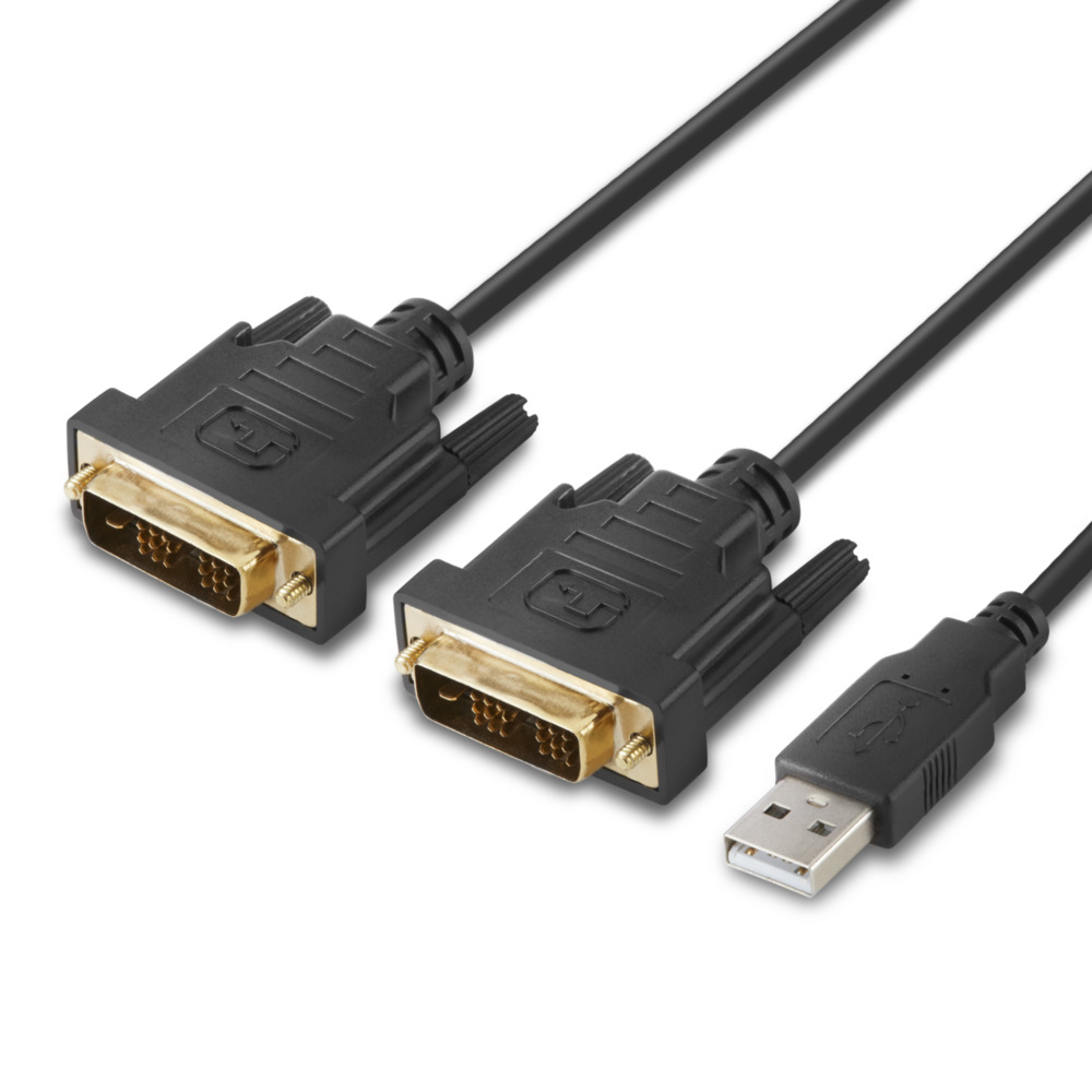 Modular DVI Dual Head Host Cable 1.8m
