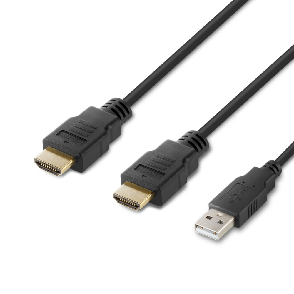 Modular Hdmi Dual Head Host Cable 1.8m