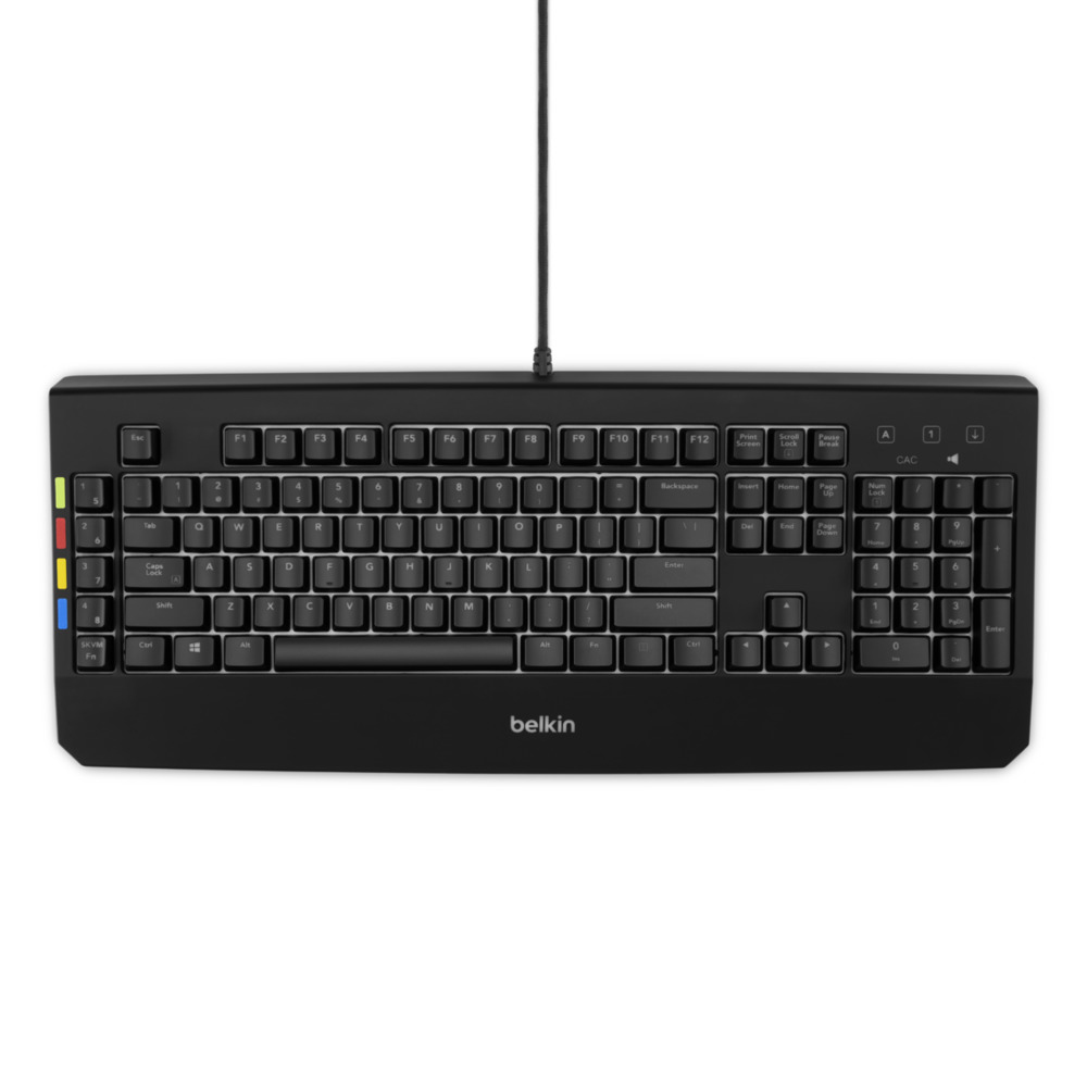 2-4-8 Port Secure KVM USB Keyboard W/lighti