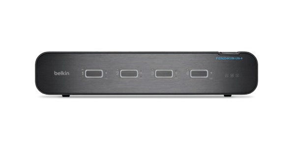 4-port Dual Head Dp/hdmi To Dp/hdmi Video Secure Desktop KVM Switch Pp4.0