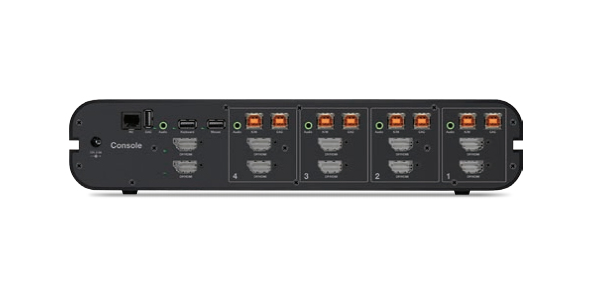 4-port Dual Head Dp/hdmi To Dp/hdmi Video Secure Desktop KVM Switch Pp4.0