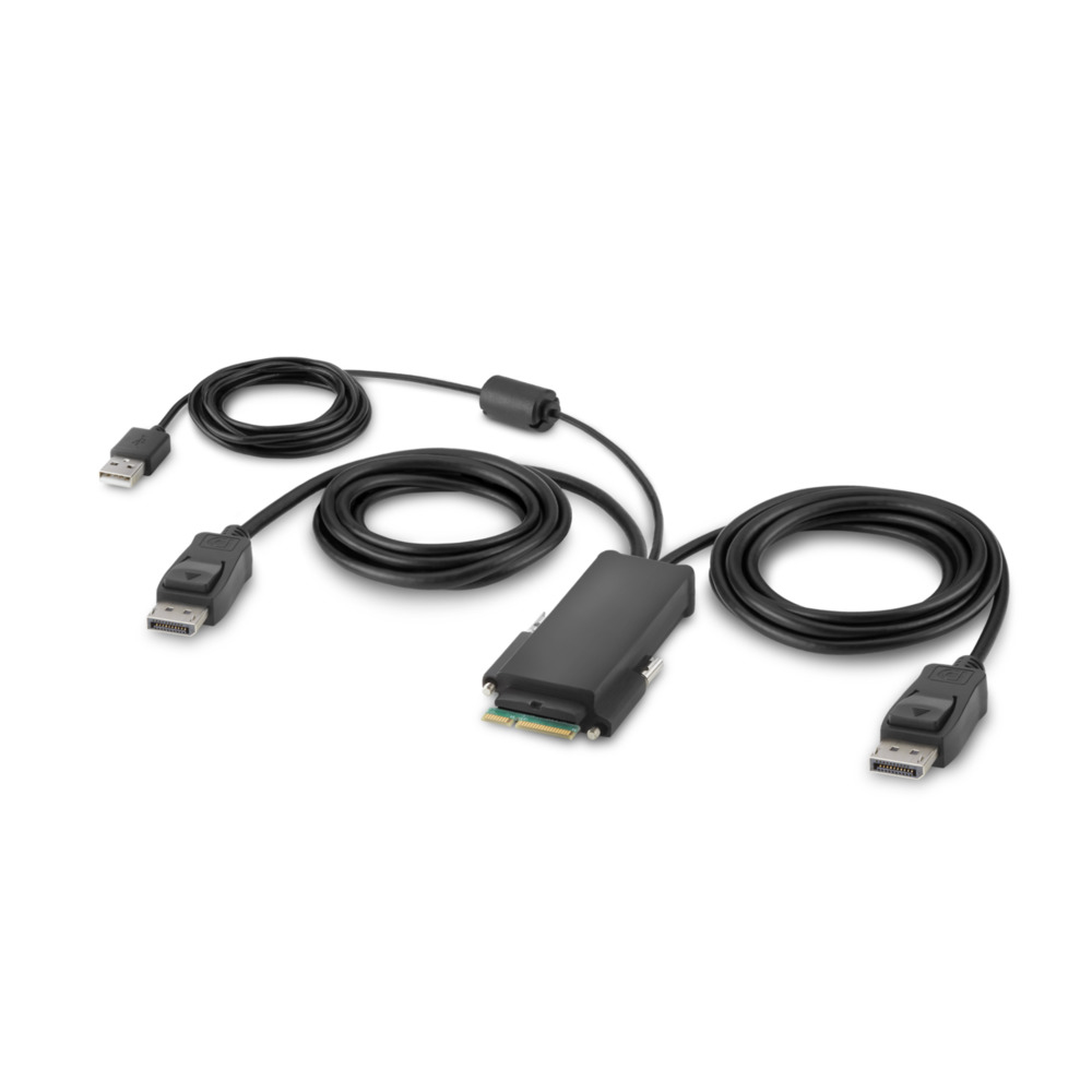 2-port Dual Head Dp Modular Secure KVM Switch Pp4.0 W/remote