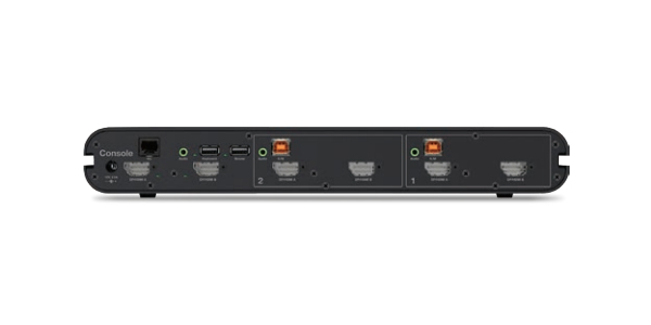 2-port Dual Head Dp/hdmi To Dp/hdmi Video Secure Desktop KVM Switch No Cac Pp4.0