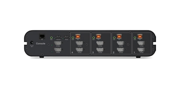 4-port Dual Head Dp/hdmi To Dp/hdmi Video Secure Desktop KVM Switch No Cac Pp4.0