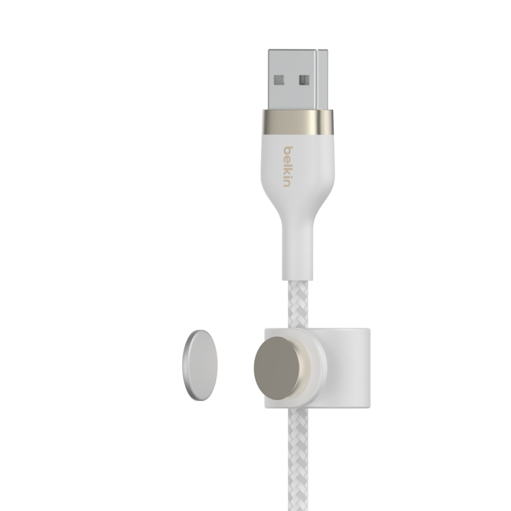 Charging Cable - Boostcharge Pro Flex - USB-a Cable With Lightning Connector - 1m - White