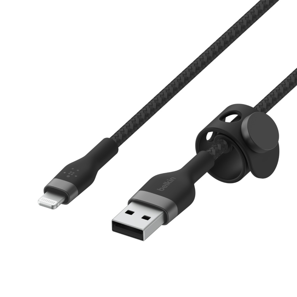 Charging Cable - Boostcharge Pro Flex - USB-a Cable With Lightning Connector - 3m - Black