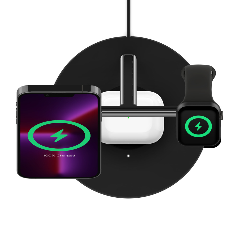 Magsafe 3-in-1 Wireless Charger Black