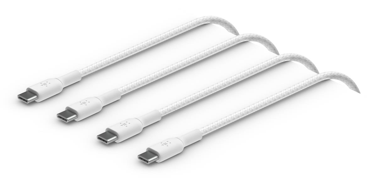 USB-c To USB-c Braided Pvc 1m Twin Pack