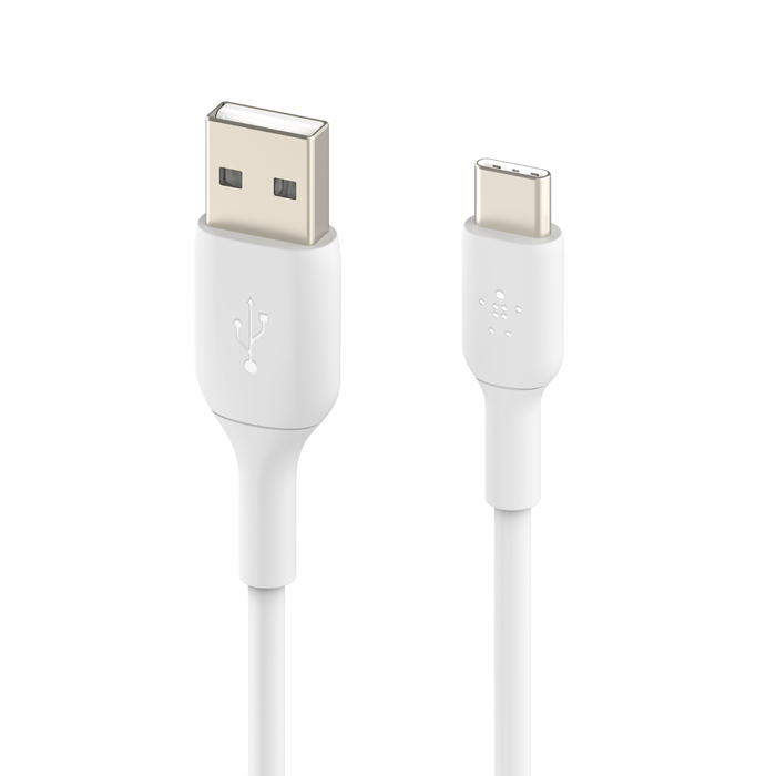 USB-a To USB-c Pvc White 1m Twin Pack