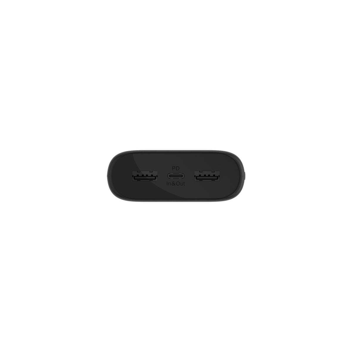 Boostcharge Compact Power Bank 20k 2xUSB-a 1xUSB-c 20w