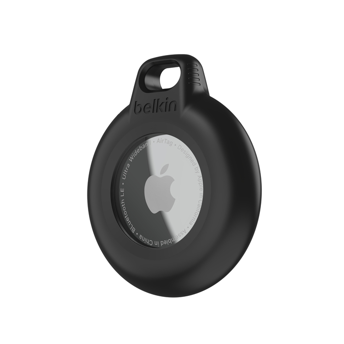 Airtag Waterproof Keyring 1pk Black