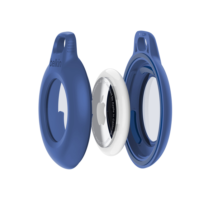 Airtag Waterproof Keyring 1pk Blue