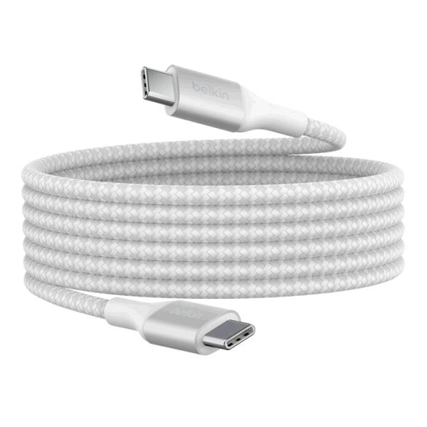 USB-c To USB-c 240w 2.0 Braided Pcr 2m White
