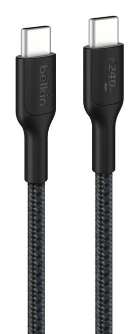 USB-c To USB-c 240w 2.0 Braided Pcr 3m Black