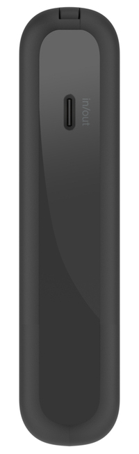 10k Pd20w Integrated USB-c Cable Power Bank Black