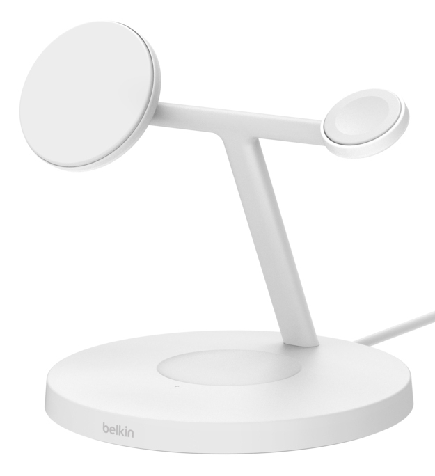 Wireless Charging Stand - Boost Charge Pro - 3-in-1 With Qi2 15w - White