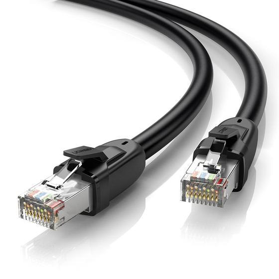 70327 Netwerkkabel Zwart 1 m Cat8 U/UTP(UTP)